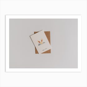 Bunny Greeting Card Art Print