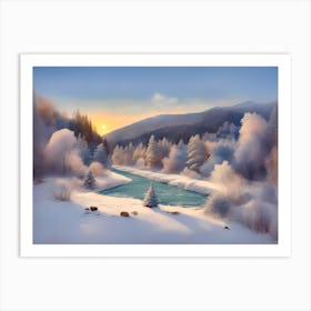 Winter Landscape 1 Art Print