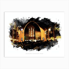 Community Church, French Concession, Shanghai Art Print