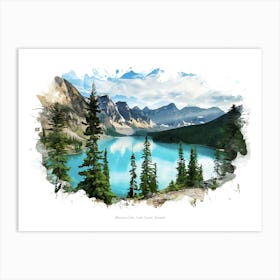 Moraine Lake, Lake Louise, Canada Art Print