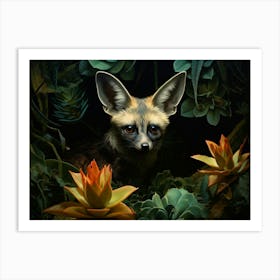 Bat Eared Fox 2 Art Print