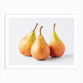 Three Pears Art Print