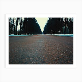 Empty Road Art Print