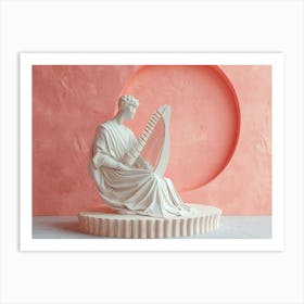 Harpist Art Print