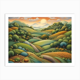 Landscape 10 Art Print