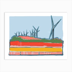 Spanish Landscape Art Print