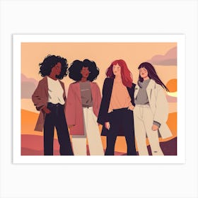 Group Of Women 7 Art Print