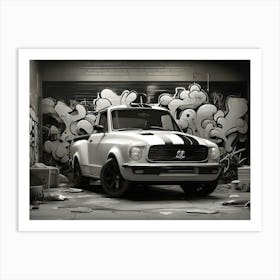 Graffiti Truck Art Print