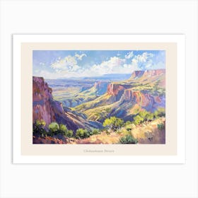 Western Landscapes Chihuahuan Desert Texas 2 Poster Art Print