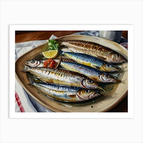 Sardines 7 Art Print