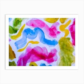 Abstract Watercolor Painting 11 Art Print