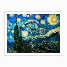 Contemporary Artwork Inspired By Vincent Van Gogh 5 Art Print