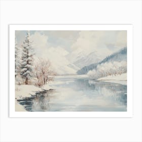 Snowy River Art Print