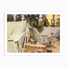 Camp At Lake O Hara (1916), John Singer Sargent Art Print