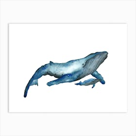Whale Mama Art Print