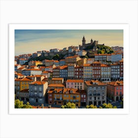 Portuguese City 3 Art Print