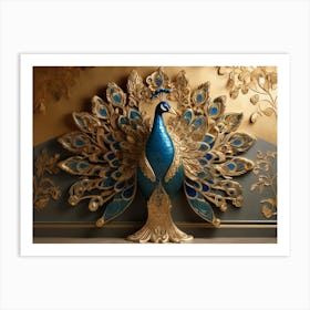 Peacock 16 Art Print