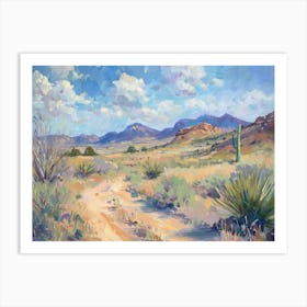 Western Landscapes Chihuahuan Desert Texas 3 Art Print