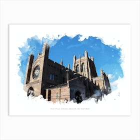 Christ Church Cathedral, Newcastle, New South Wales Art Print