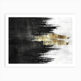 Black And Gold Canvas Print 43 Art Print