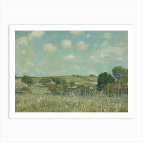 Meadow, By Alfred Sisley, 1875, French Impressionist Painting, Oil On Canvas Art Print