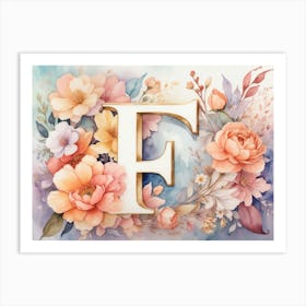 Letter F Art Print