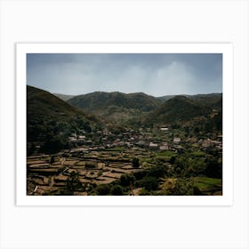 Mountain Village, Portugal Art Print