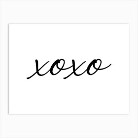 xoxo (hugs & kisses) Art Print