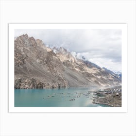 Attabad Lake Art Print