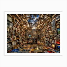 Book Room 1 Art Print