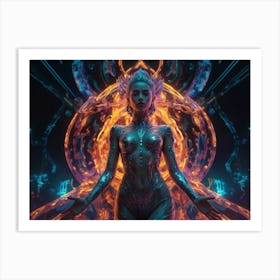 Crystal Goddess 1 Art Print