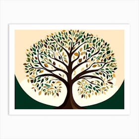 Tree VECTOR ART Art Print