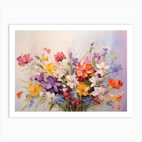 Flowers In A Vase 23 Art Print