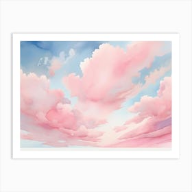 Pink Clouds Art Print