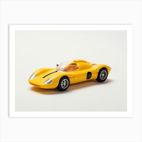 Toy Car Yellow Race Car 2 Art Print