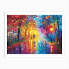 Walk In The Park 4 Art Print