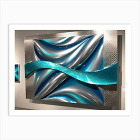 'Blue Wave' Art Print