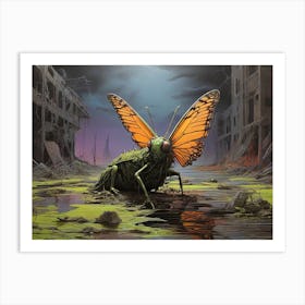 Symbiosis (Atomic Insect) Art Print