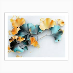 Ginkgo Leaves 18 Art Print