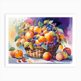 Fruit Basket 1 Art Print