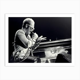 Elton John Live At Madison Square Garden Art Print