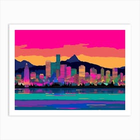 Geneva Skyline Art Print