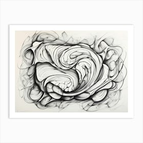 Abstract Drawing Art Print