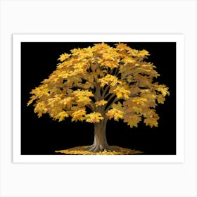 Autumn Tree 3 Art Print