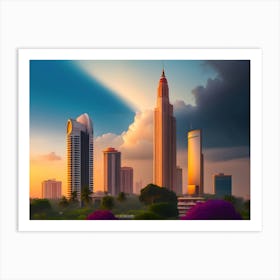 Cityscape Art Print