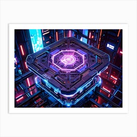 Futuristic City 6 Art Print