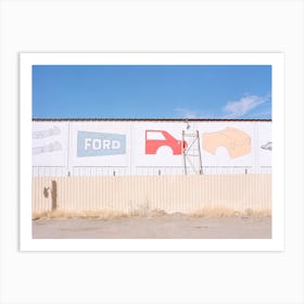 El Paso Ford Art Print