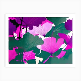 Ginko Leaves Art Print