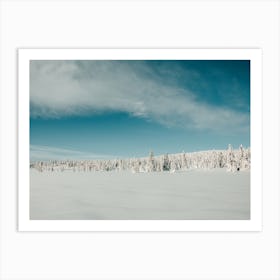 Winter Wonderland In Norway Art Print