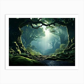 Whispers of the Forgotten Forest Art Print